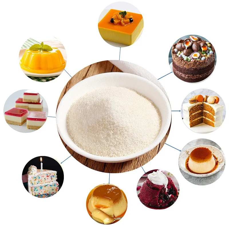 Edible Gelatin Used as Food Additive in Gummy, Soft Candy, Marshmallow